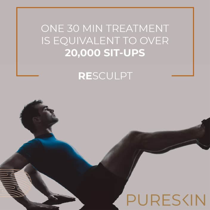 Advantages of a 30 min Resculpt Treatment